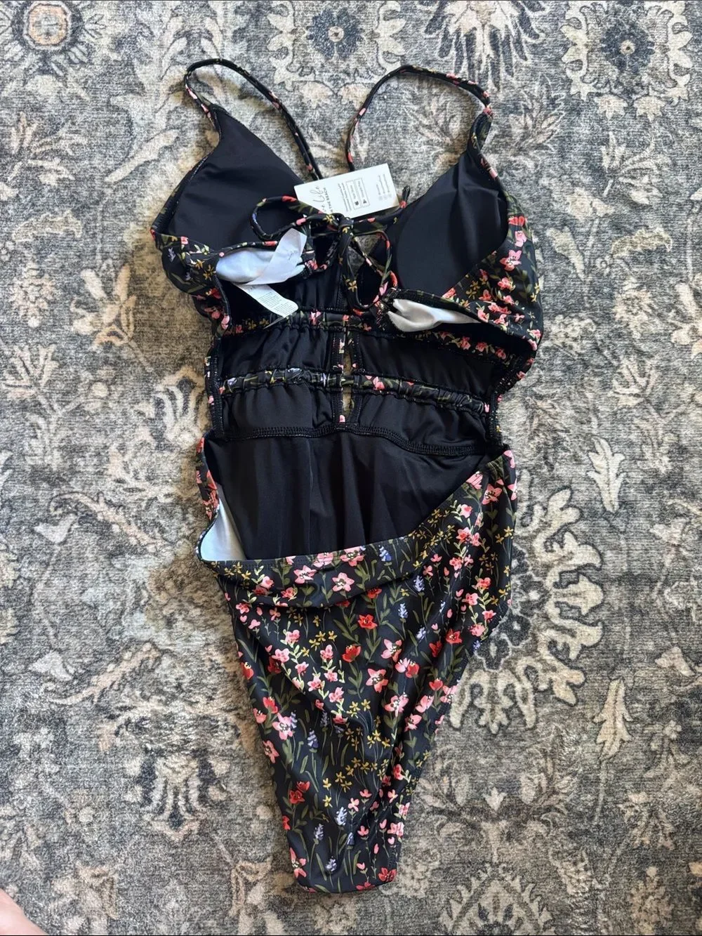 NWT Cupshe Floral One-Piece Swimsuit